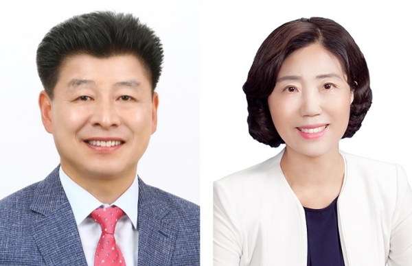박경래 의장(좌측), 김정열 부의장.