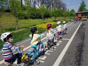 성동구공단, 어린이 대상 ‘찾아가는 자전거 안전교실’
