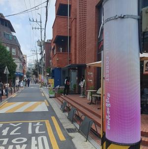 성동구, 서울숲길 전신주 디자인 개선
